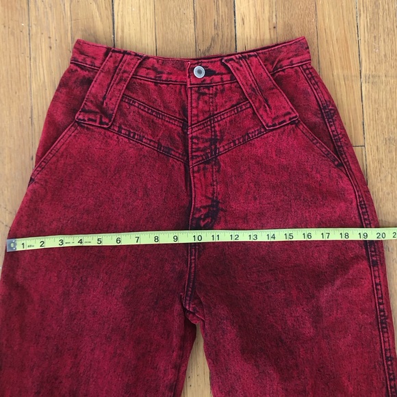 Vintage 1980’s Wrangler Acid Washed Western Jeans - Picture 6 of 10